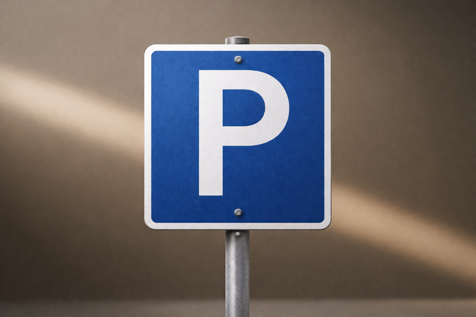 Parking sign