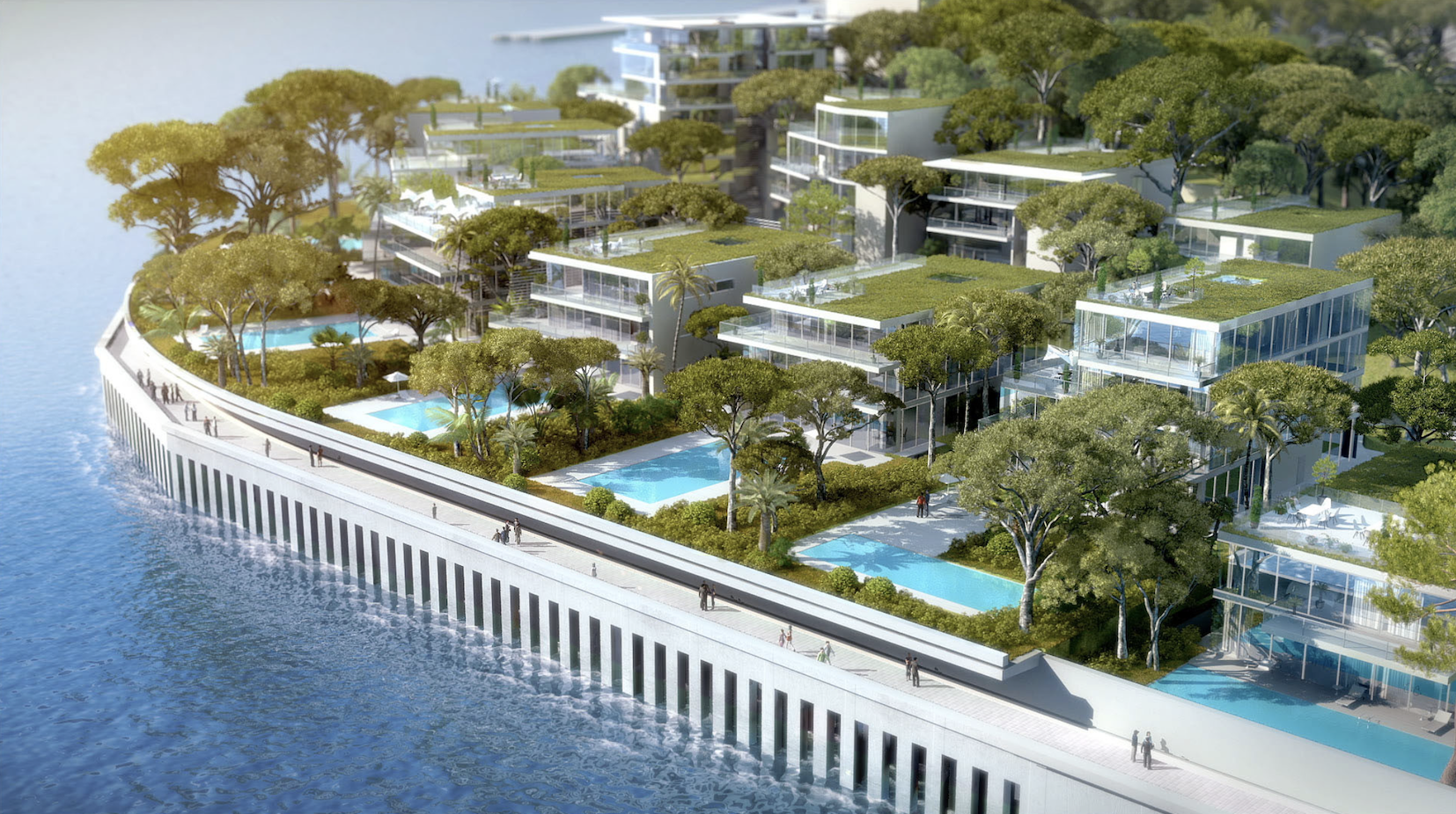 Les Villas in Mareterra, concept image of the development