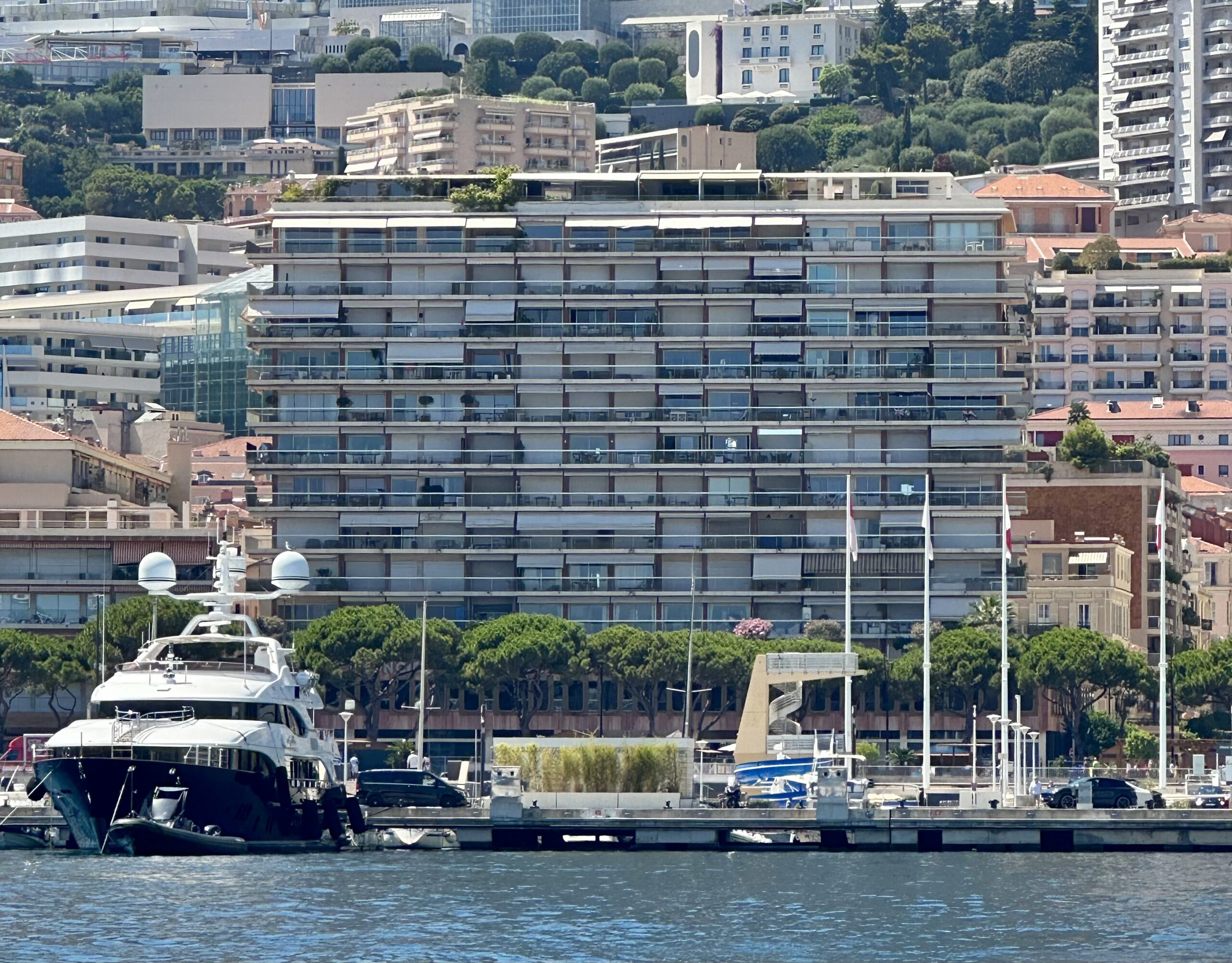 Shangri-La residential building overlooking Port Hercule in Monaco