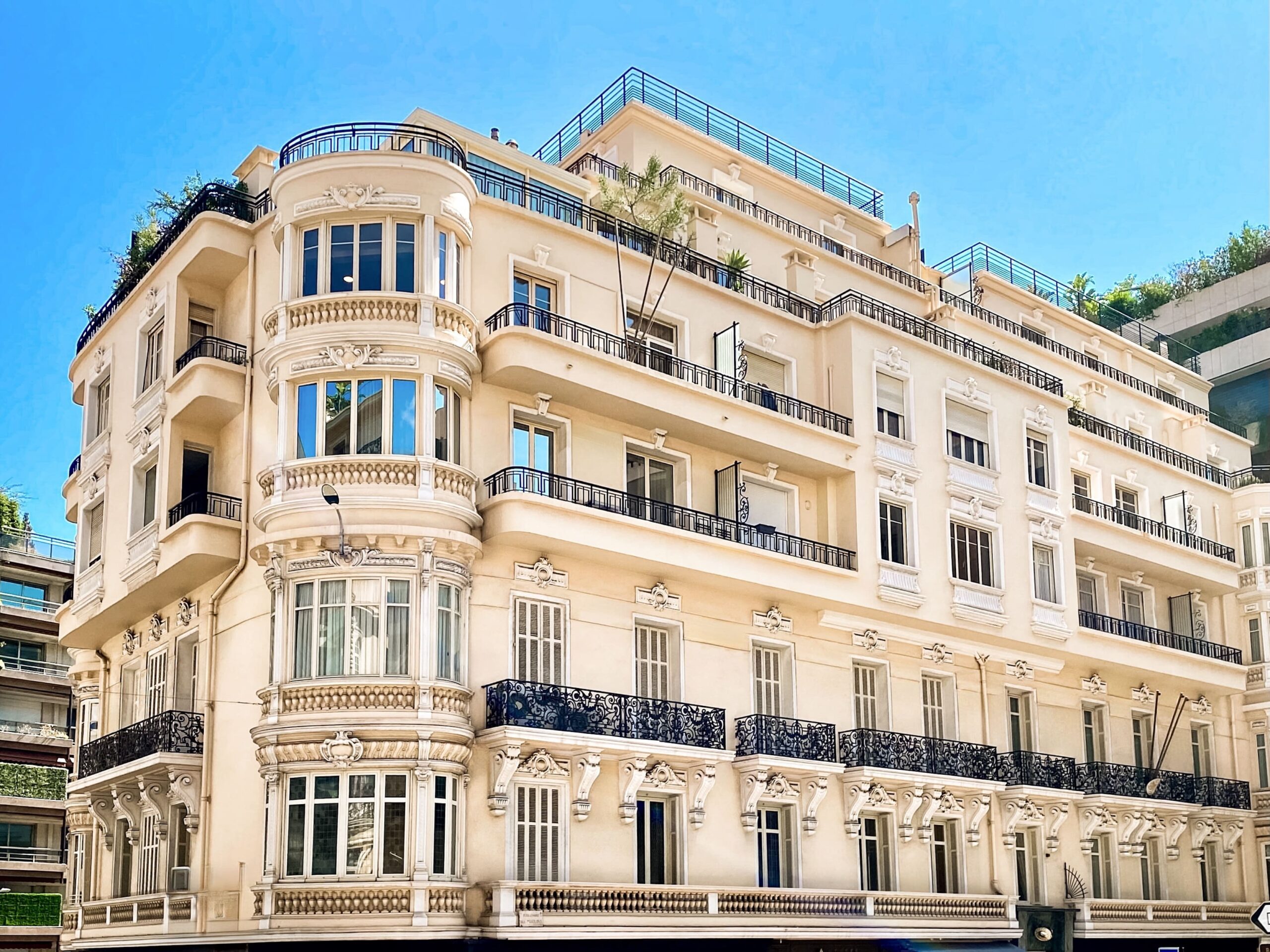 Winter Palace building pictured in Monte Carlo