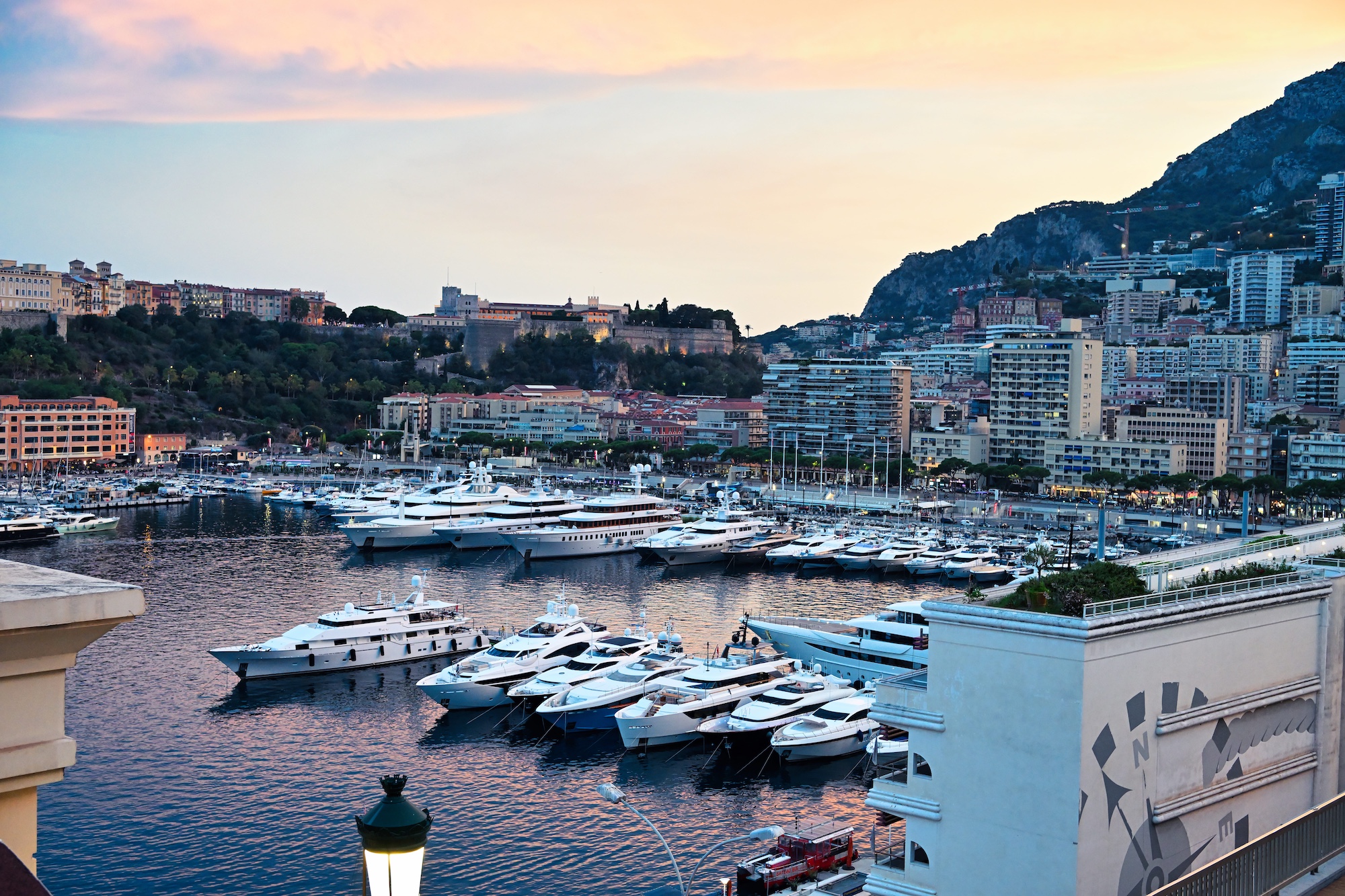 View from the Monaco Yacht Club