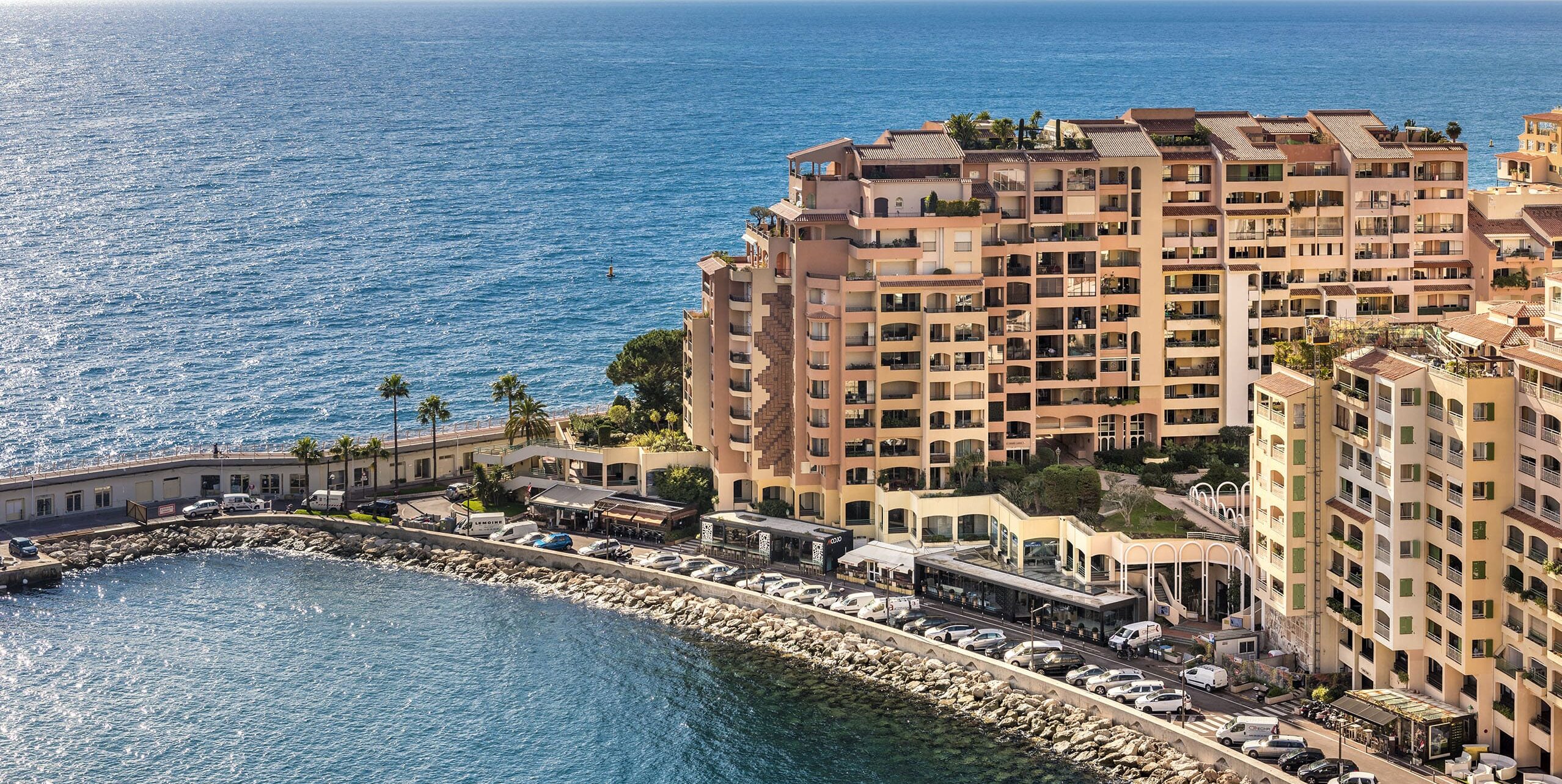 Seaside Plaza waterfront residence overlooking the Mediterranean in Fontvieille Monaco